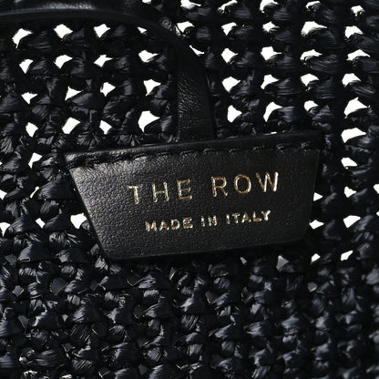 The Row Raffia Genevieve Tote Bag Black 6 of 9