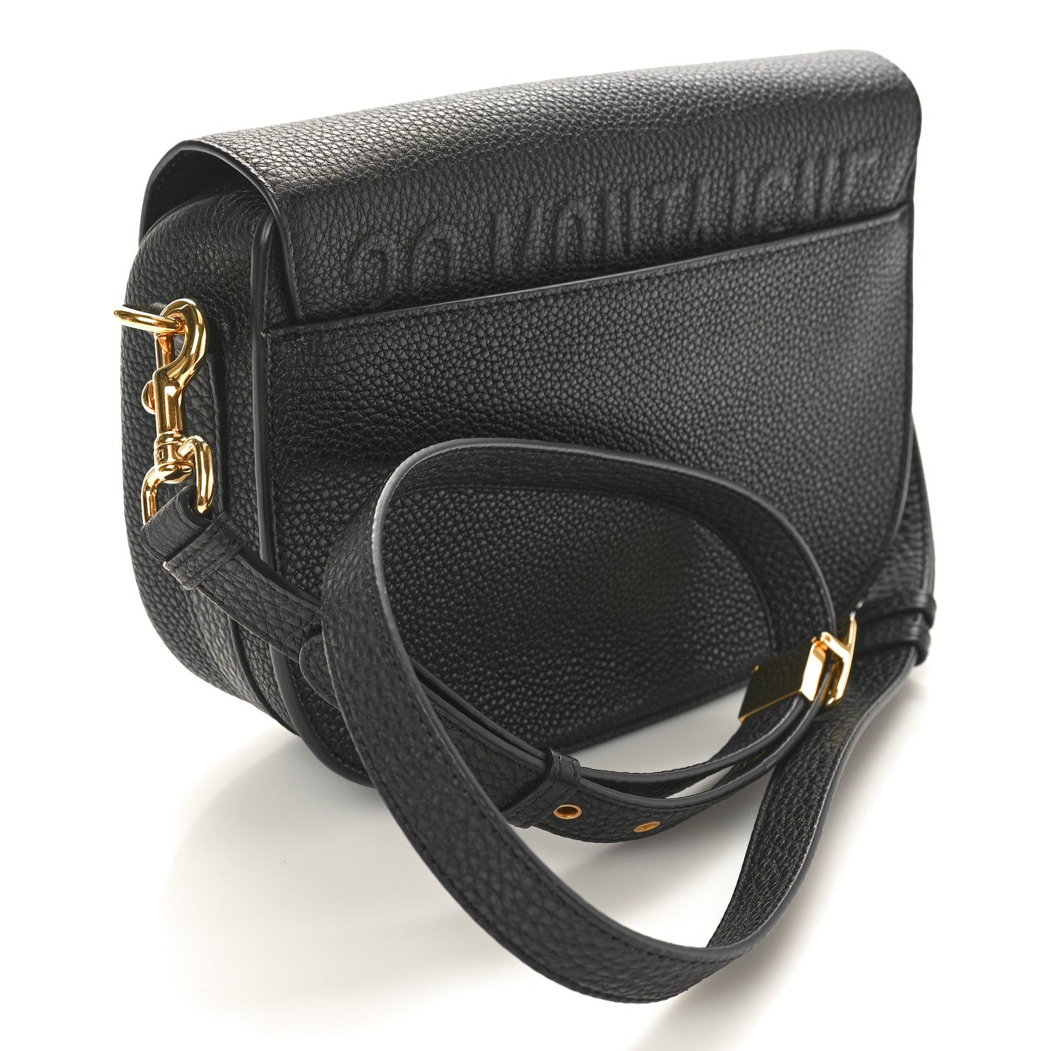 Christian Dior Grained Calfskin Medium Bobby Flap Black 5 of 12