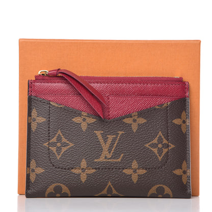 Louis Vuitton Monogram Zipped Card Holder Fuchsia 7 of 7