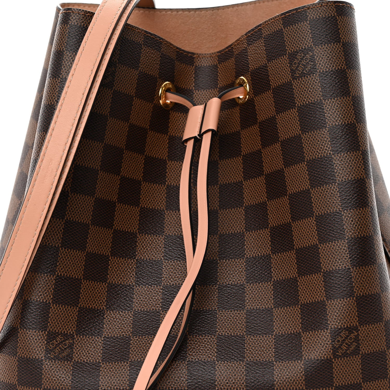 Louis Vuitton Damier Ebene Neonoe MM Venus Pink 9 of 11