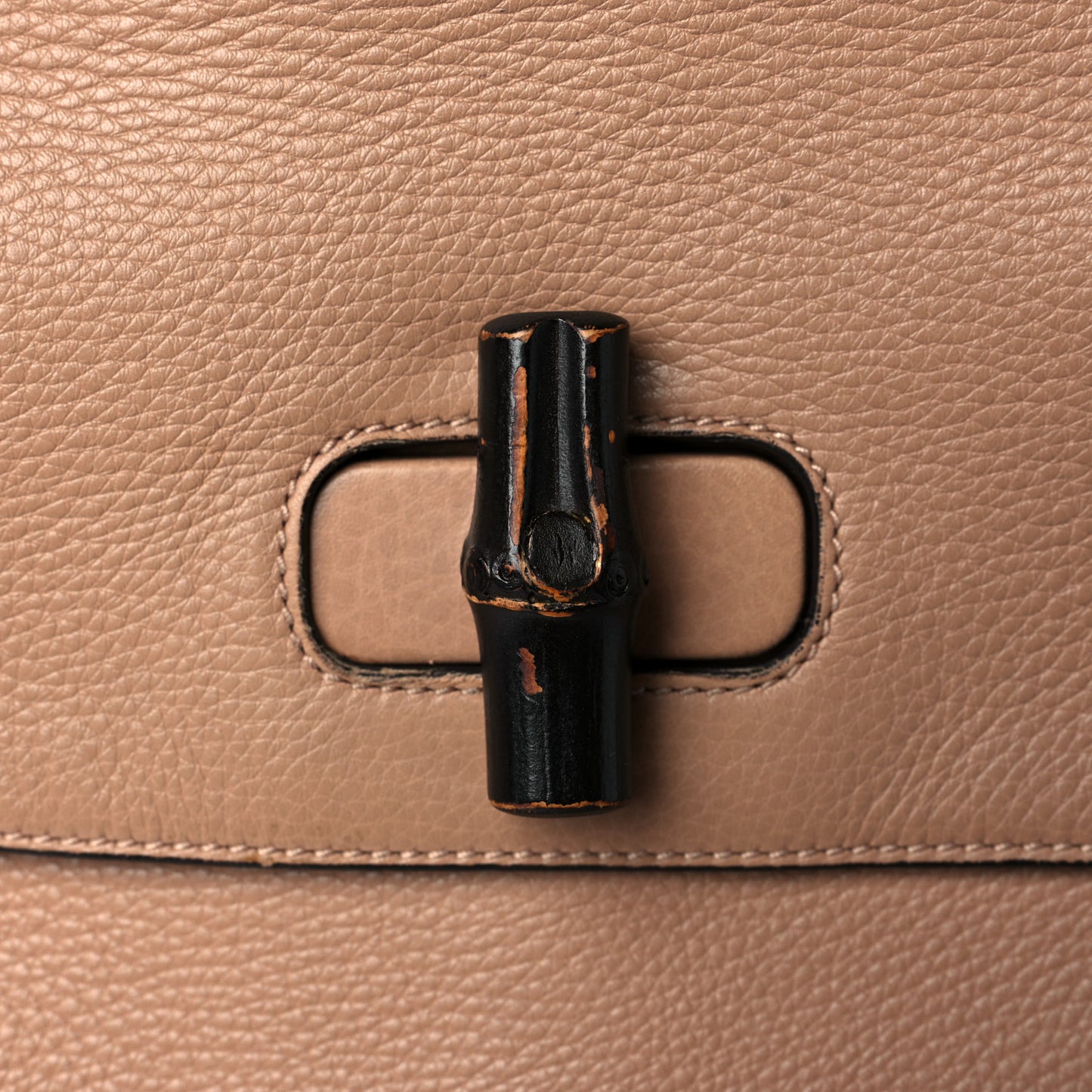 Cellarius Calfskin Medium Bamboo Daily Top Handle Bag Camelia