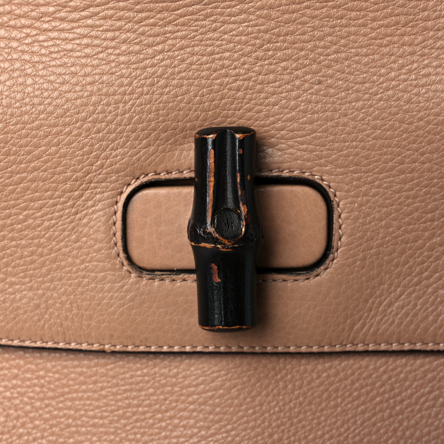 Gucci Cellarius Calfskin Medium Bamboo Daily Top Handle Bag Camelia 11 of 14