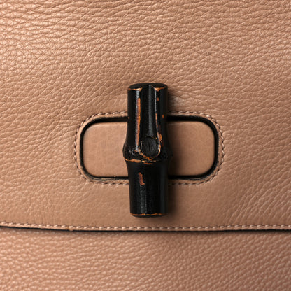 Gucci Cellarius Calfskin Medium Bamboo Daily Top Handle Bag Camelia 11 of 14