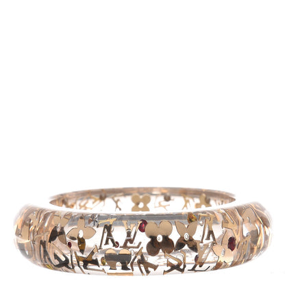 Louis Vuitton Resin Swarovski Medium Inclusion Bracelet GM Transparent 3 of 4