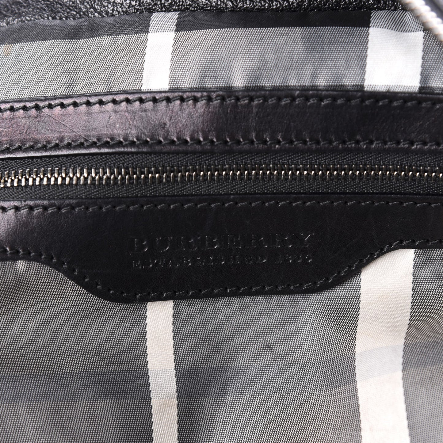 Calfskin Drawstring Tote Black