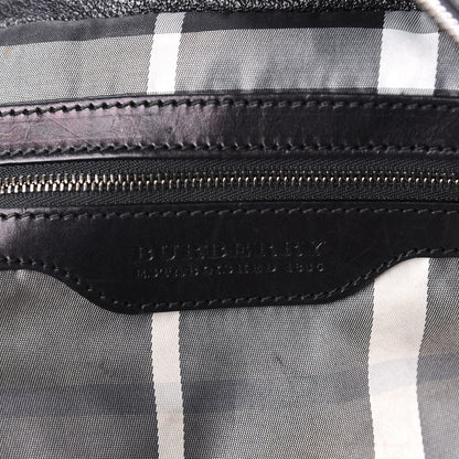 Burberry Calfskin Drawstring Tote Black 9 of 13