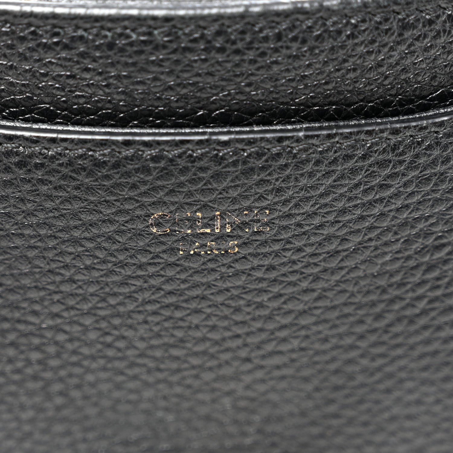 Celine Grained Calfskin Besace Small 16 Black 6 of 14