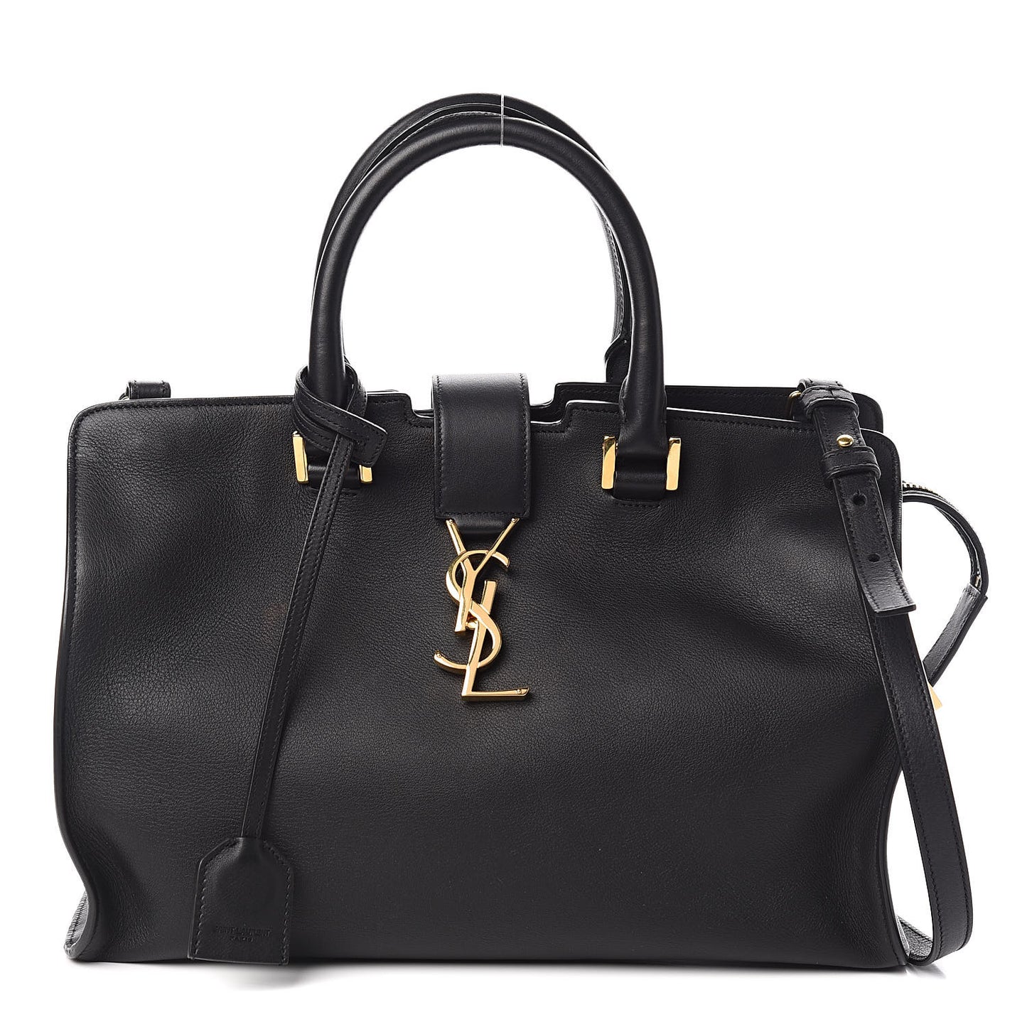 Smooth Calfskin Small Monogram Cabas Black