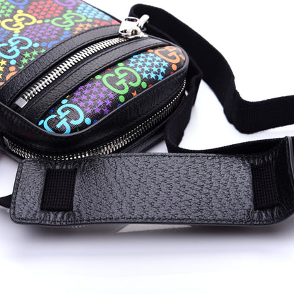 Gucci GG Supreme Monogram Psychedelic Messenger Bag Black 12 of 12