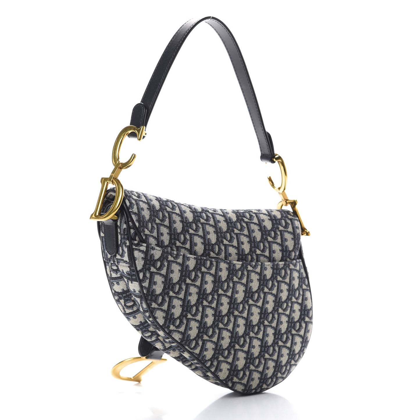 Oblique Saddle Bag Blue