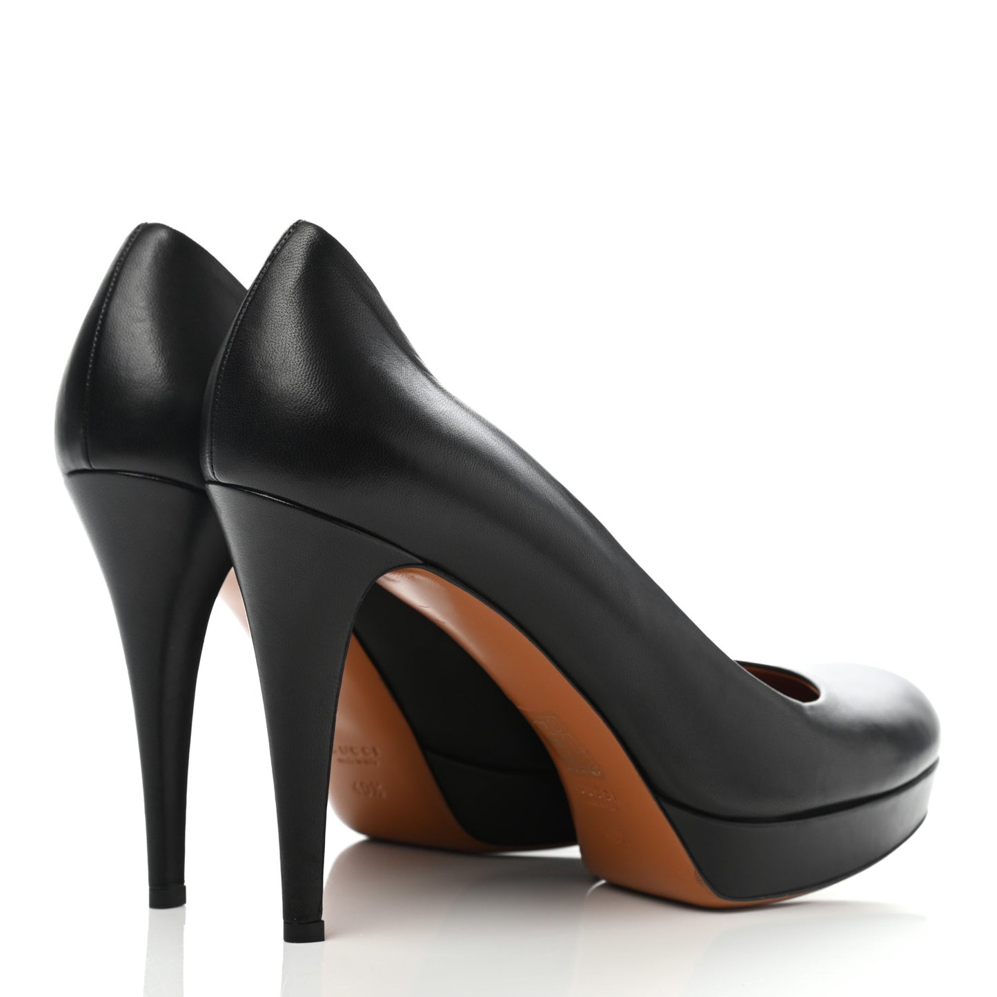 Nappa Betty Platform High Heel Pumps 40.5 Black