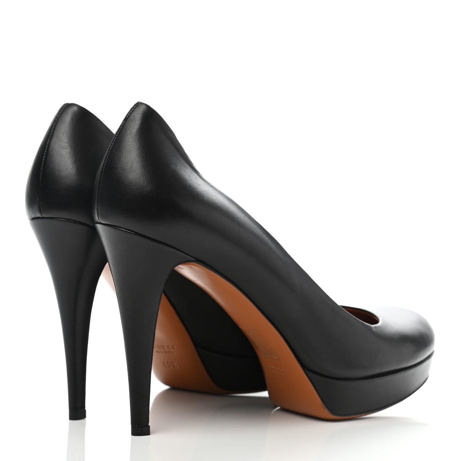 Gucci Nappa Betty Platform High Heel Pumps 40.5 Black 4 of 8