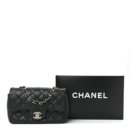 Chanel Caviar Quilted Mini Rectangular Flap Black 14 of 14