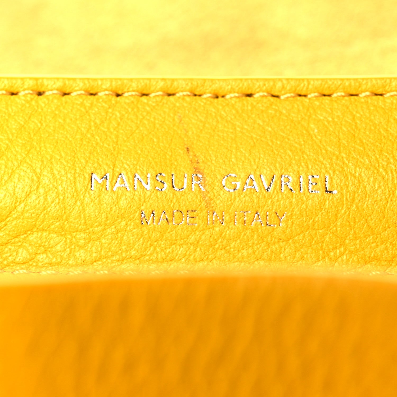 Mansur Gavriel Calfskin Mini Soft Lady Bag Marigold 6 of 14