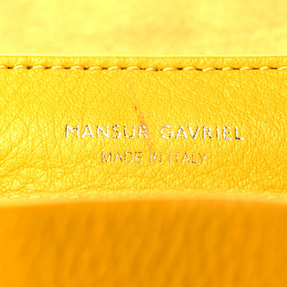 Mansur Gavriel Calfskin Mini Soft Lady Bag Marigold 6 of 14