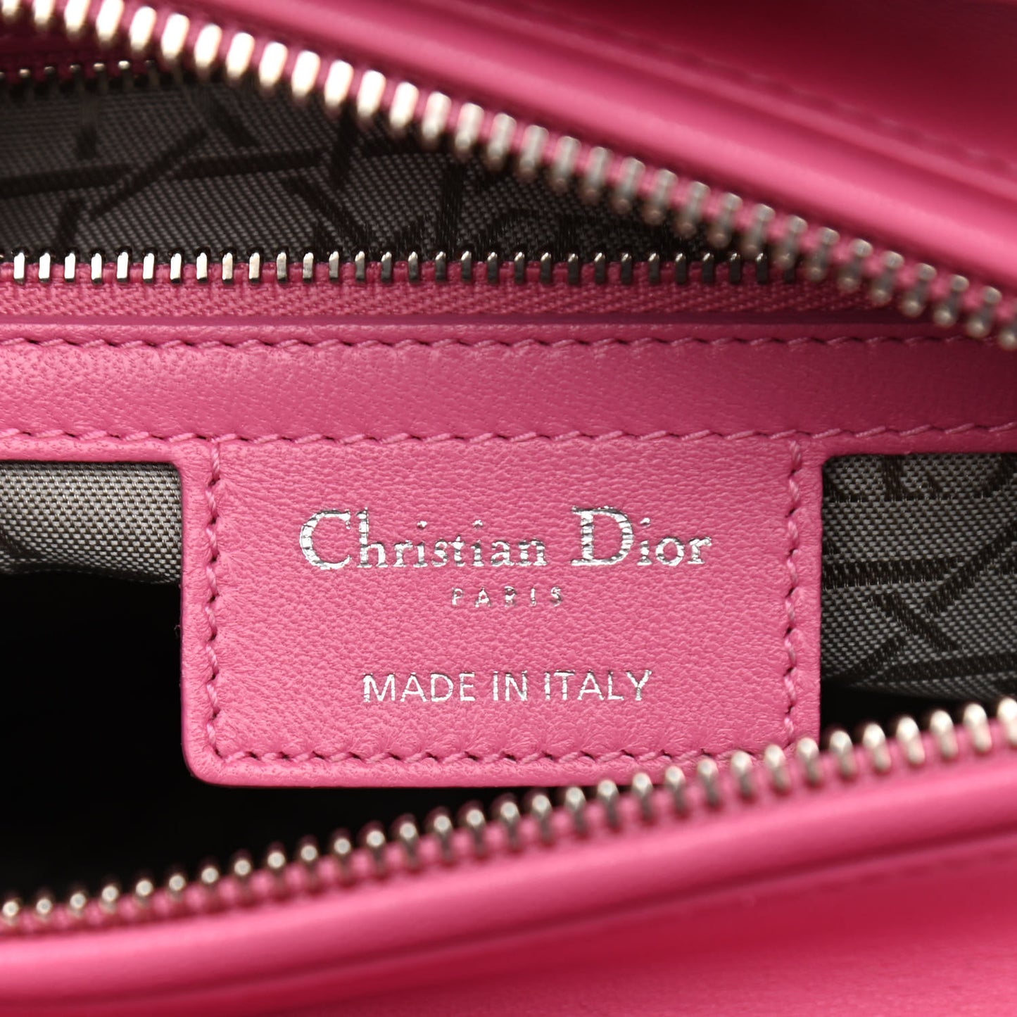 Lambskin Cannage Medium Lady Dior Pink