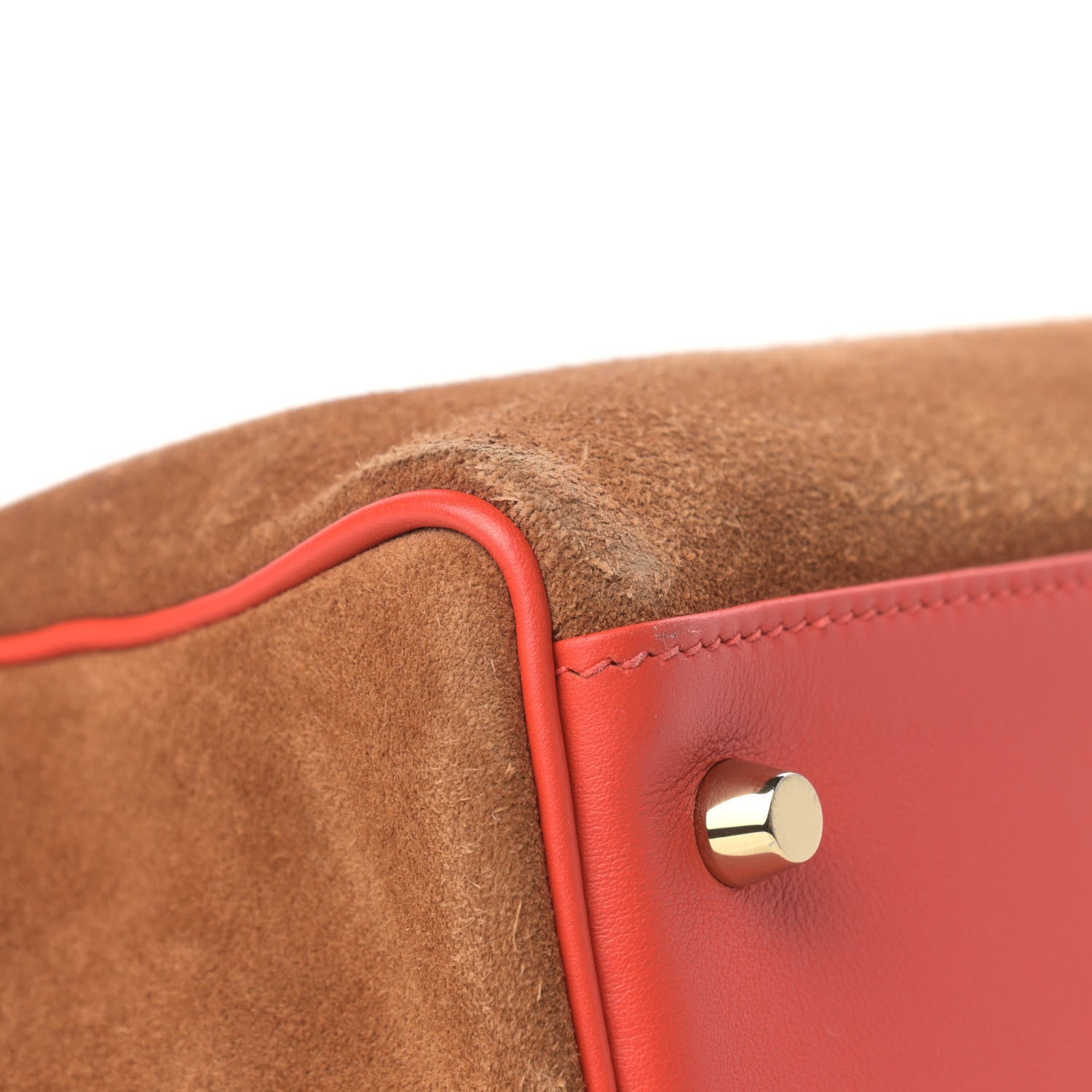 Hermes Grizzly Swift Kelly Retourne 32 Chamois Capucine 10 of 16