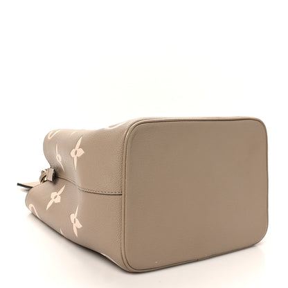 Louis Vuitton Empreinte Monogram Giant Neonoe MM Tourterelle Creme 5 of 10