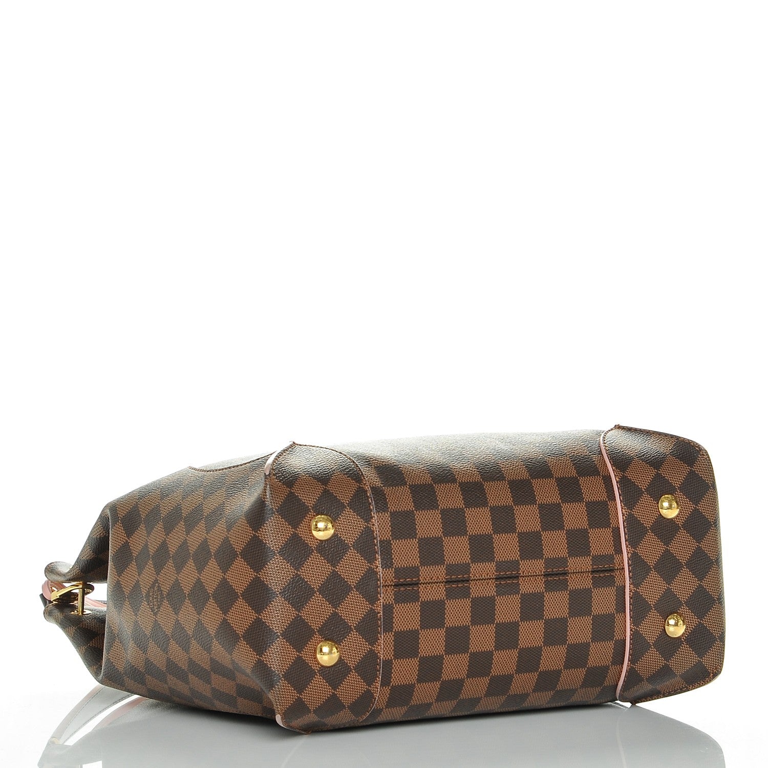 Louis Vuitton Damier Ebene Caissa Hobo Rose Ballerine 4 of 6