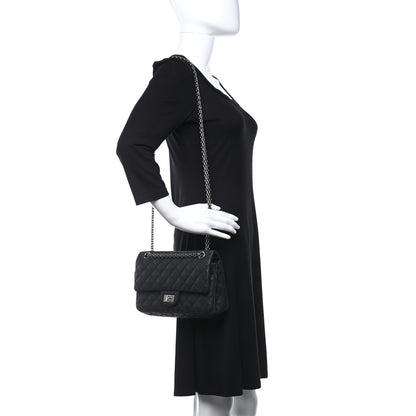 Chanel Caviar Quilted 2.55 Reissue 225 Flap Black 2 of 9