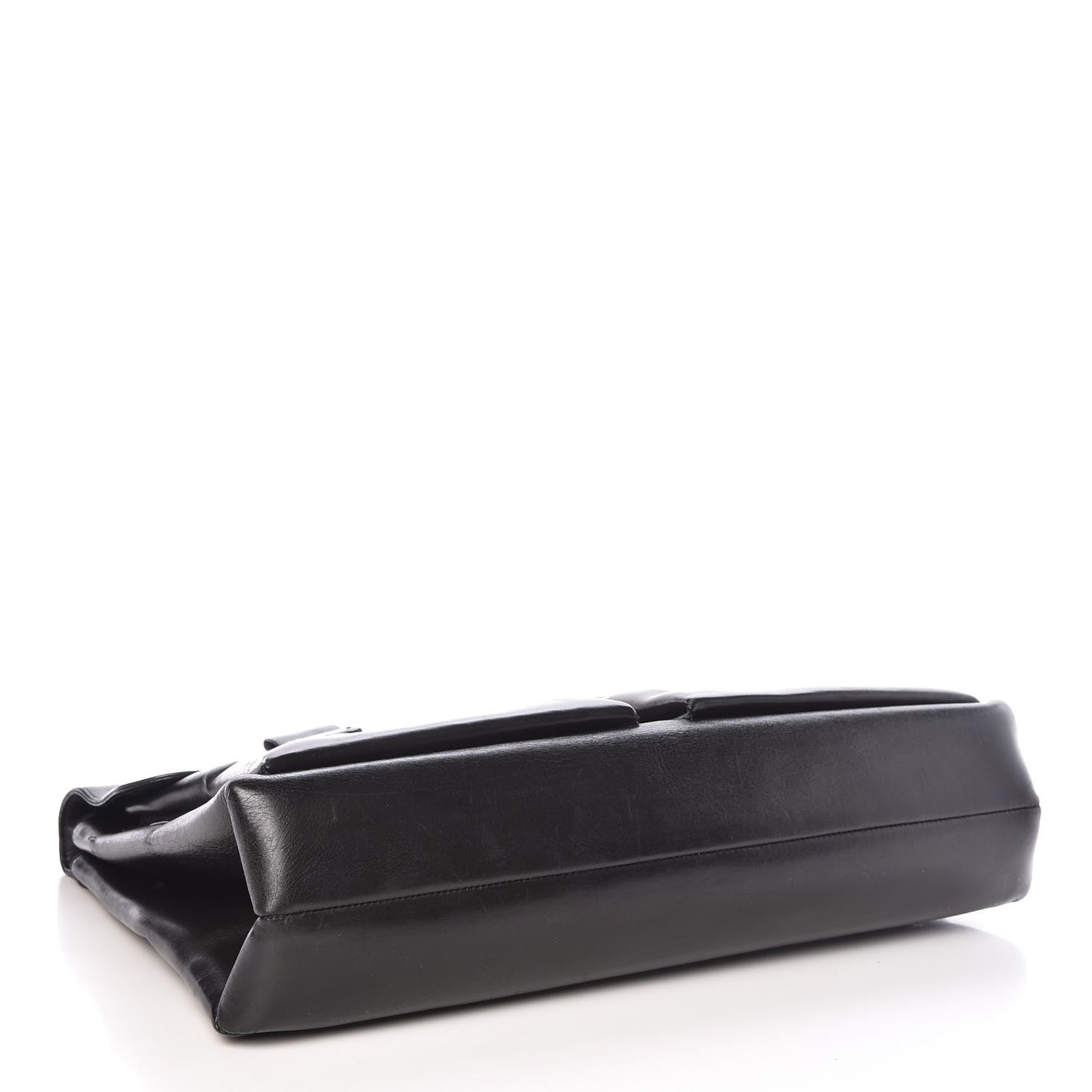 Calfskin Intrecciato Briefcase Black
