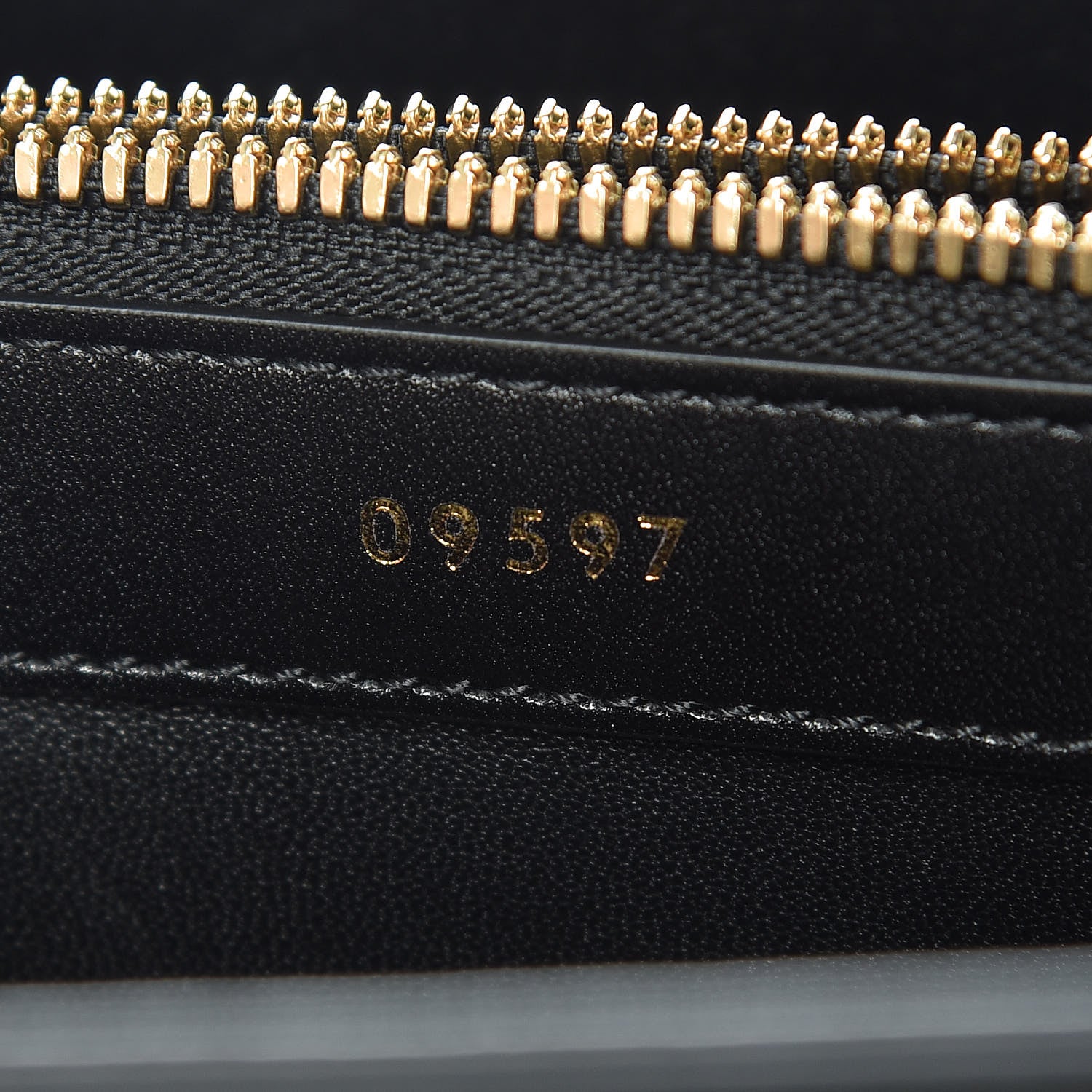 Celine Satinated Calfskin Medium 16 Top Handle Bag Black 9 of 14