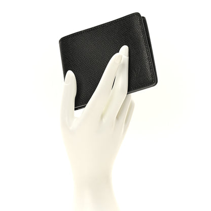 Louis Vuitton Taiga Slender Wallet Black 2 of 7