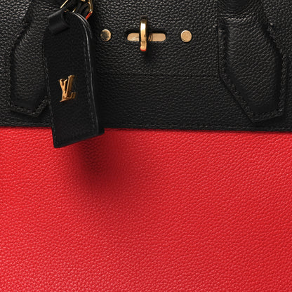 Louis Vuitton Taurillon City Steamer PM Black Rouge 7 of 9