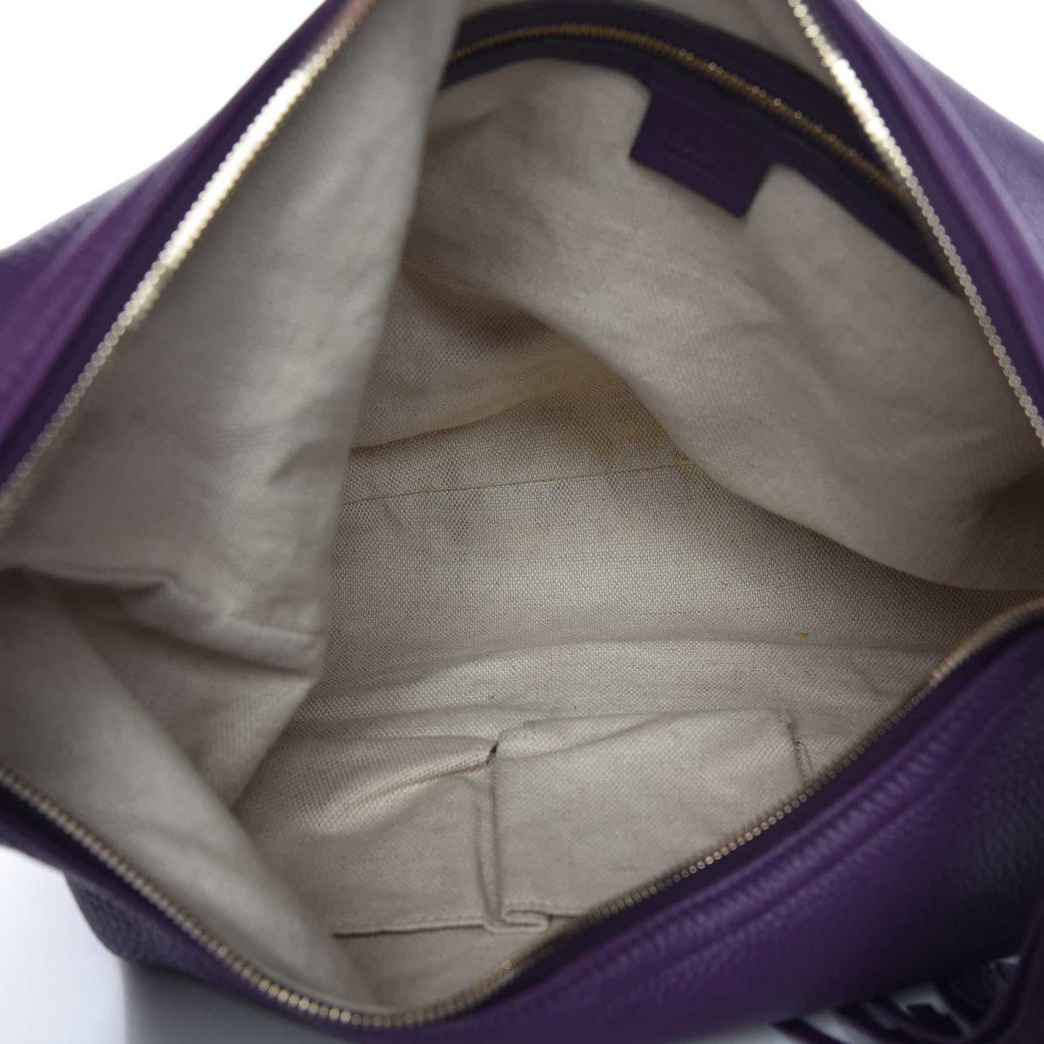 Gucci Pebbled Calfskin Soho Hobo Shine Purple 4 of 9