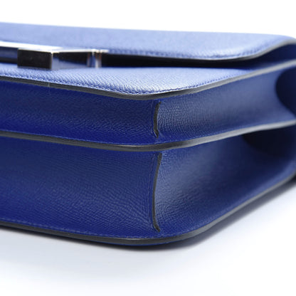 Hermes Epsom Constance 24 Bleu Electrique 22 of 24