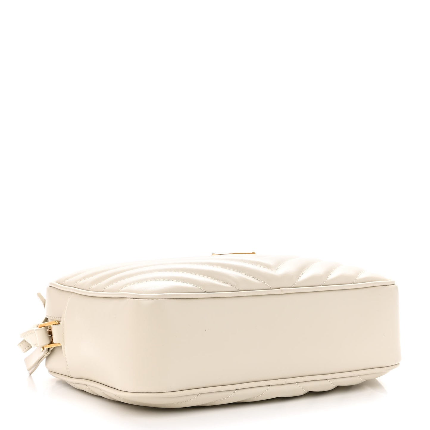 Calfskin Matelasse Monogram Lou Camera Bag Blanc Vintage