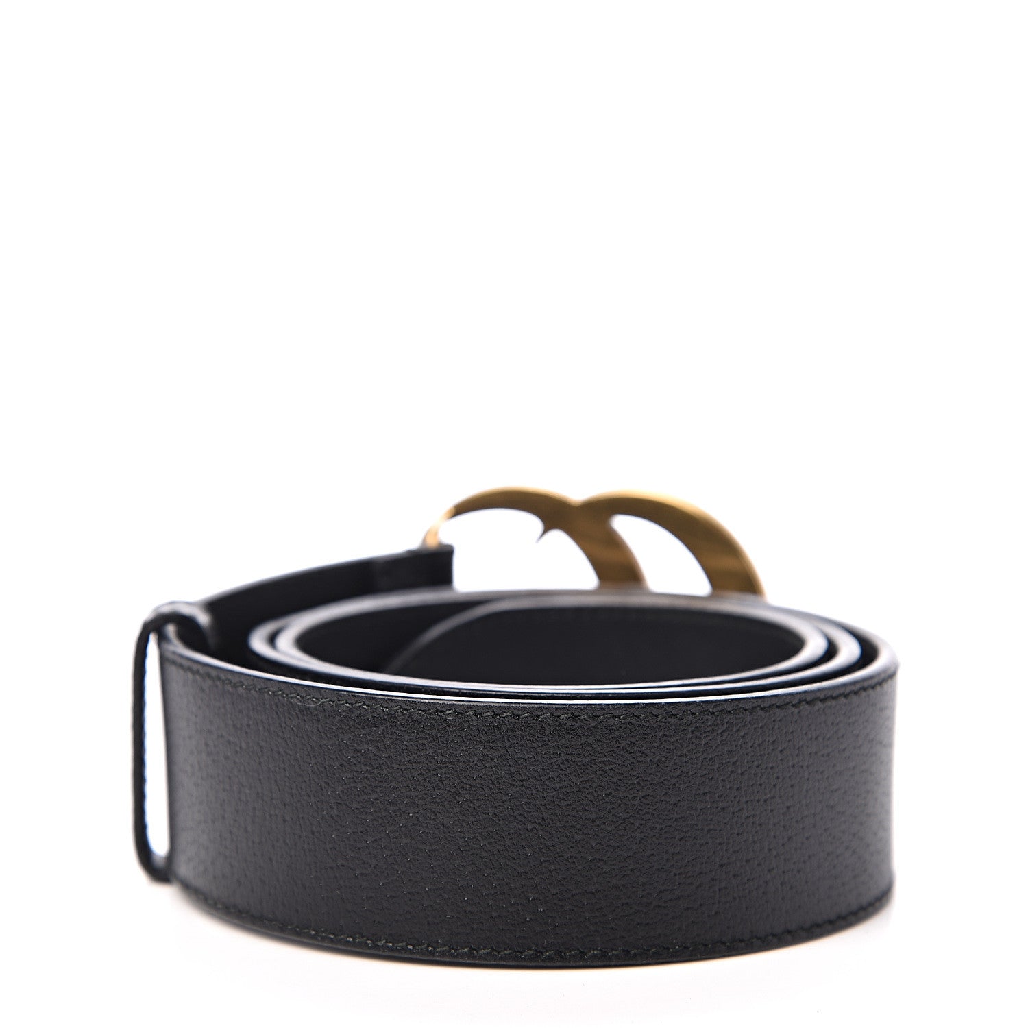 Gucci Textured Calfskin Double G 40mm Belt 85 34 Black 2 of 5