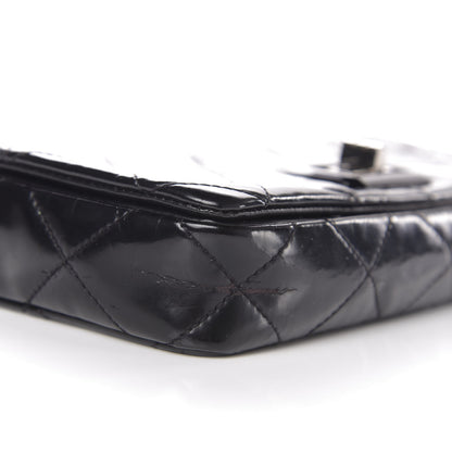 Chanel Patent Quilted Mademoiselle East West Flap Black 7 of 13