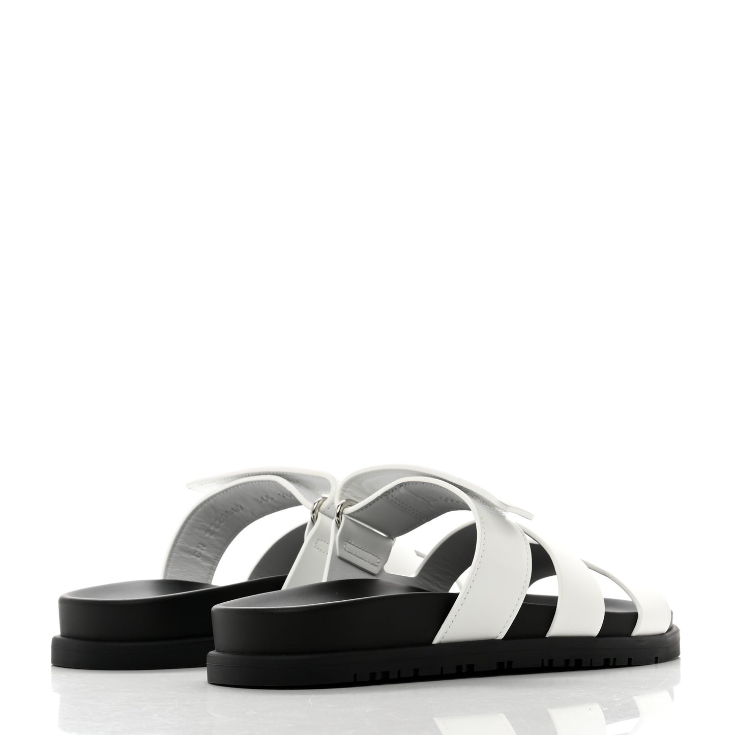 Calfskin Womens Chypre Sandals 36.5 White