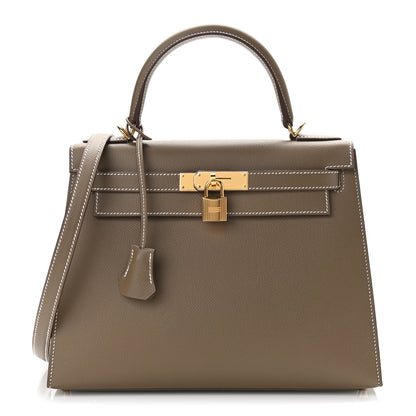 Hermes Epsom Kelly Sellier 28 Etoupe 1 of 11