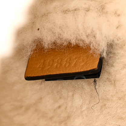 Gucci Suede Shearling Small Dionysus Bag Honey Beige Milk 7 of 10