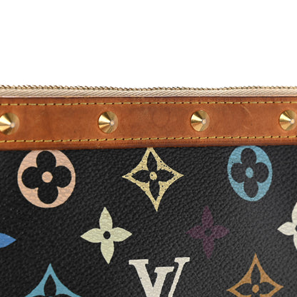 Louis Vuitton Monogram Multicolor Pochette Accessories Black 16 of 18