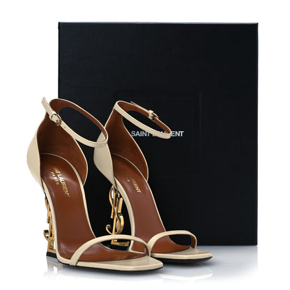Saint Laurent Calfskin 110 Opyum Sandals 38.5 Real Beige 11 of 11