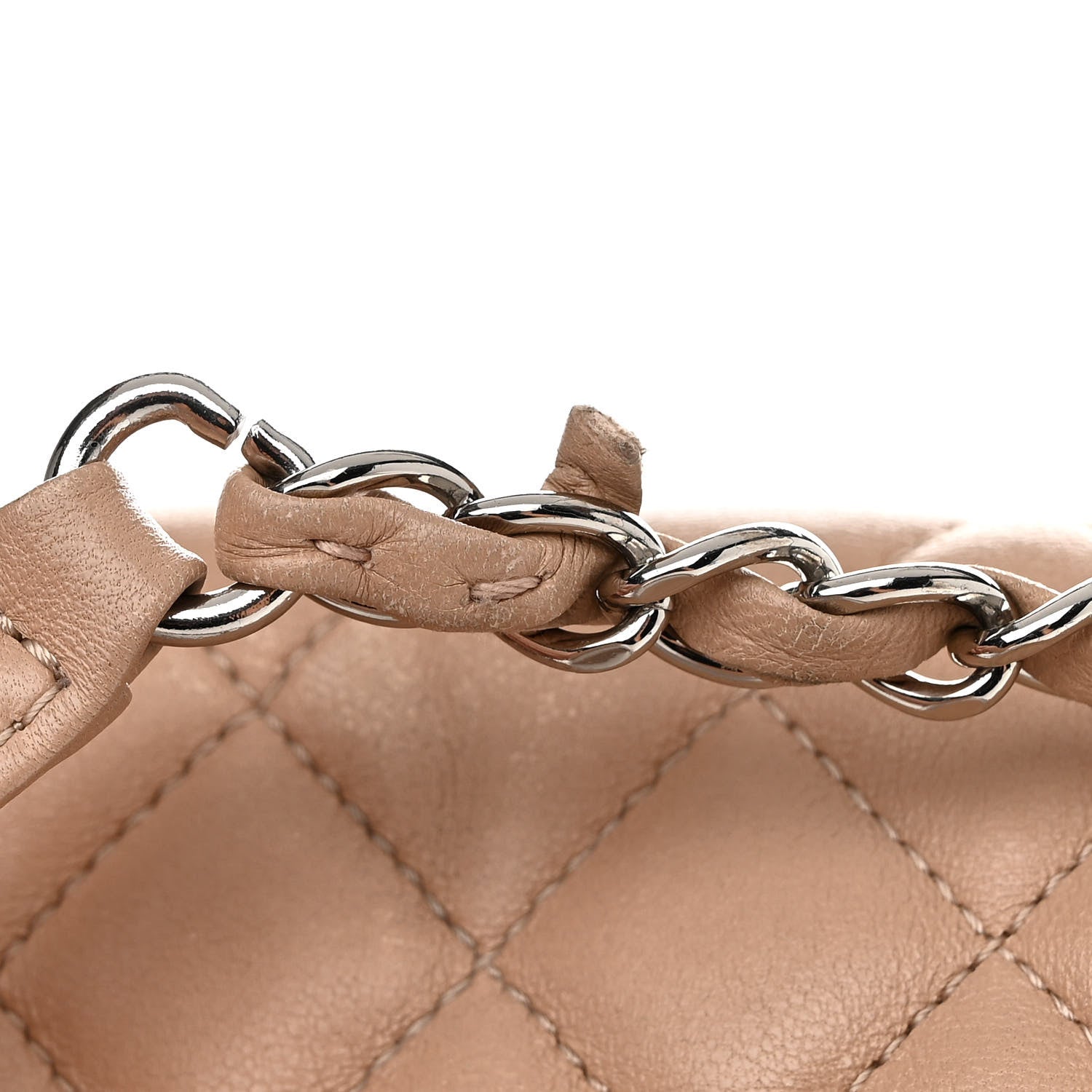 Chanel Lambskin Quilted Large Urban Spirit Backpack Beige 14 of 15