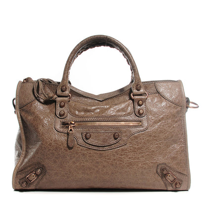 Balenciaga Agneau Giant 12 Rose Gold Hardware City Gris Poivre 1 of 11