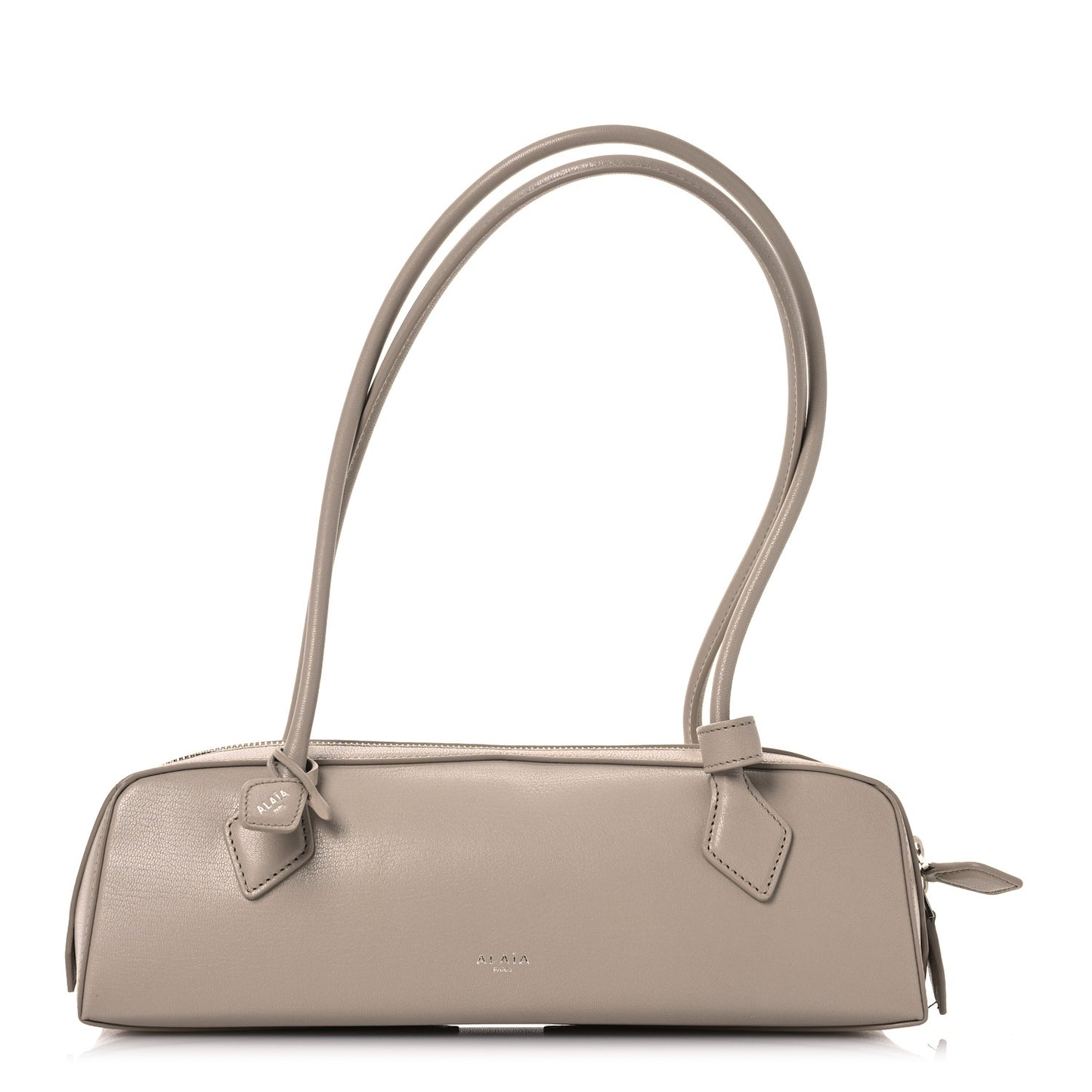 Goatskin Medium Le Teckel Bag Grege