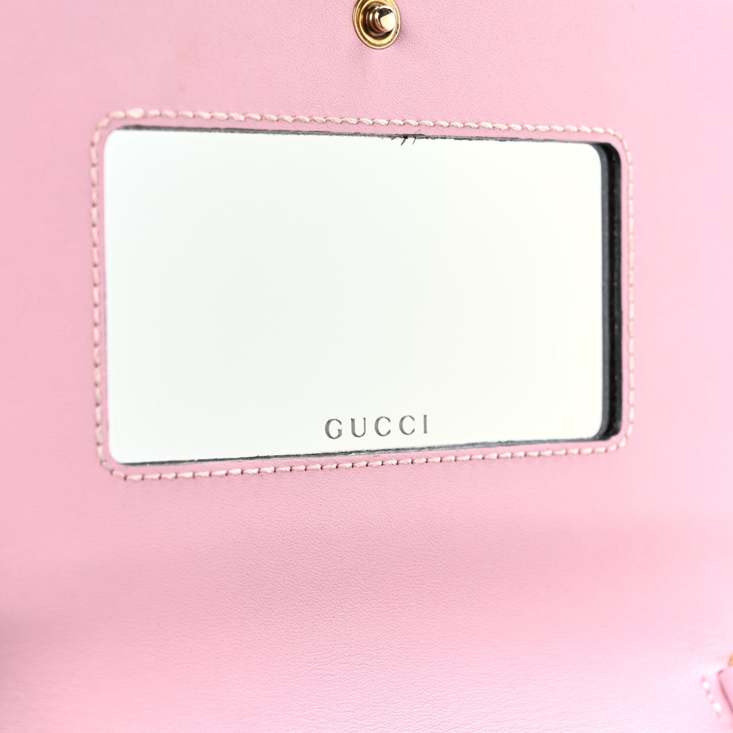 Gucci GG Supreme Monogram Strawberry Chain Wallet 6 of 9
