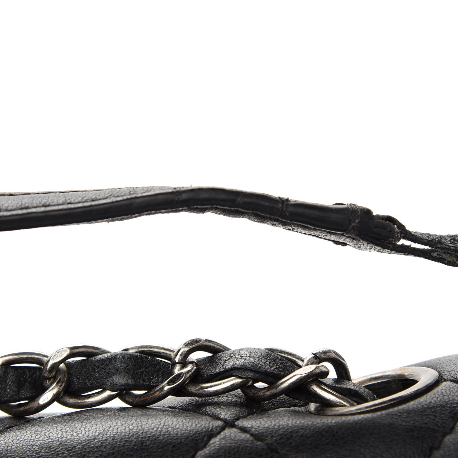 Chanel Lambskin Quilted Citizen Zip Large Flap Black 10 of 12