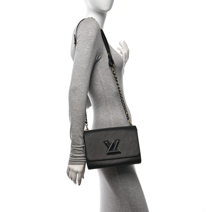 Louis Vuitton Epi Twist Shoulder Bag MM Black 2 of 10