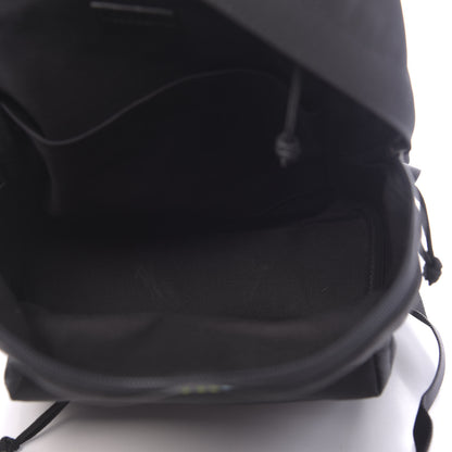 Balenciaga Nylon Embroidered You Are The World Explorer Backpack S Black 4 of 10
