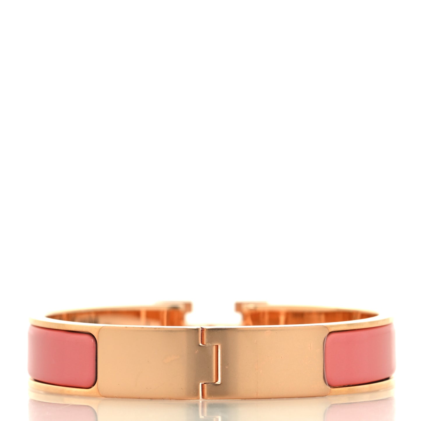 Enamel Narrow Clic Clac H Bracelet PM Papaye