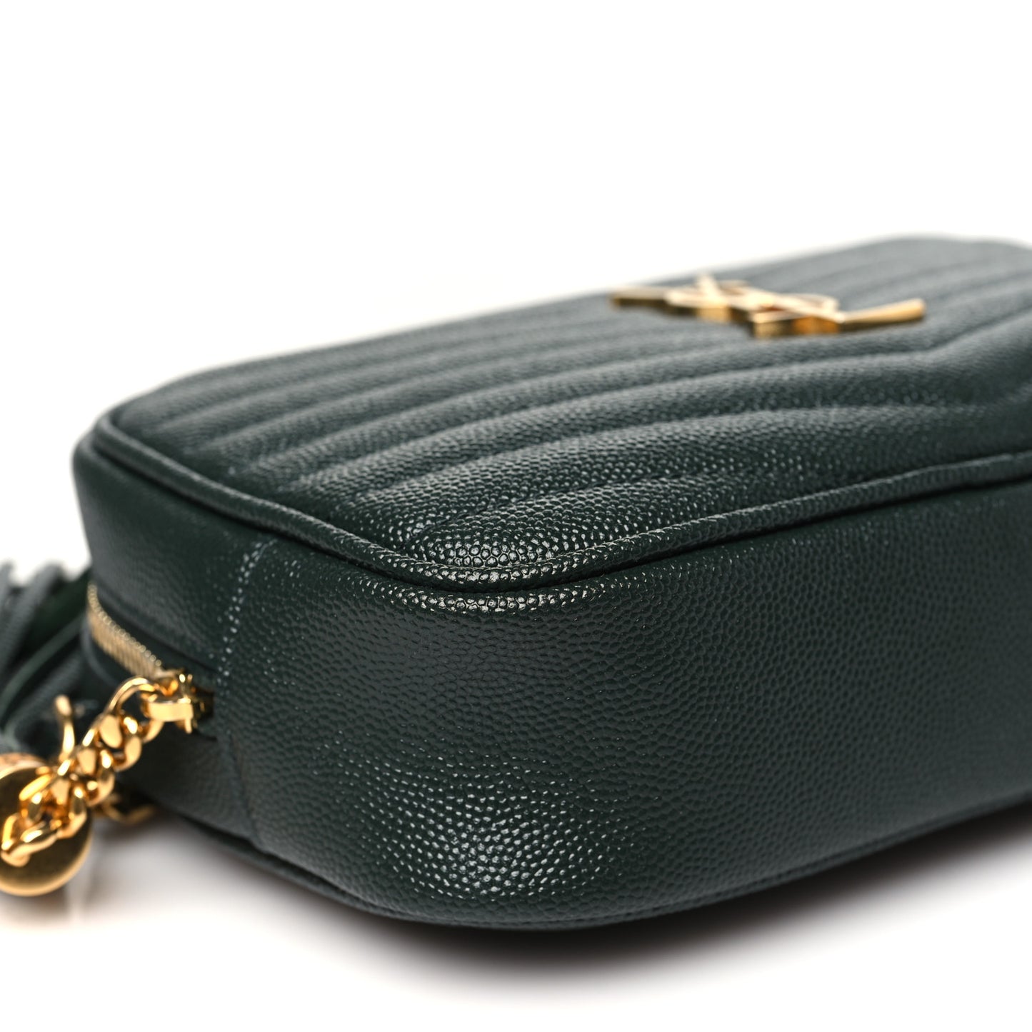 Grain De Poudre Matelasse Monogram Mini Lou Camera Bag New Vert Fonce