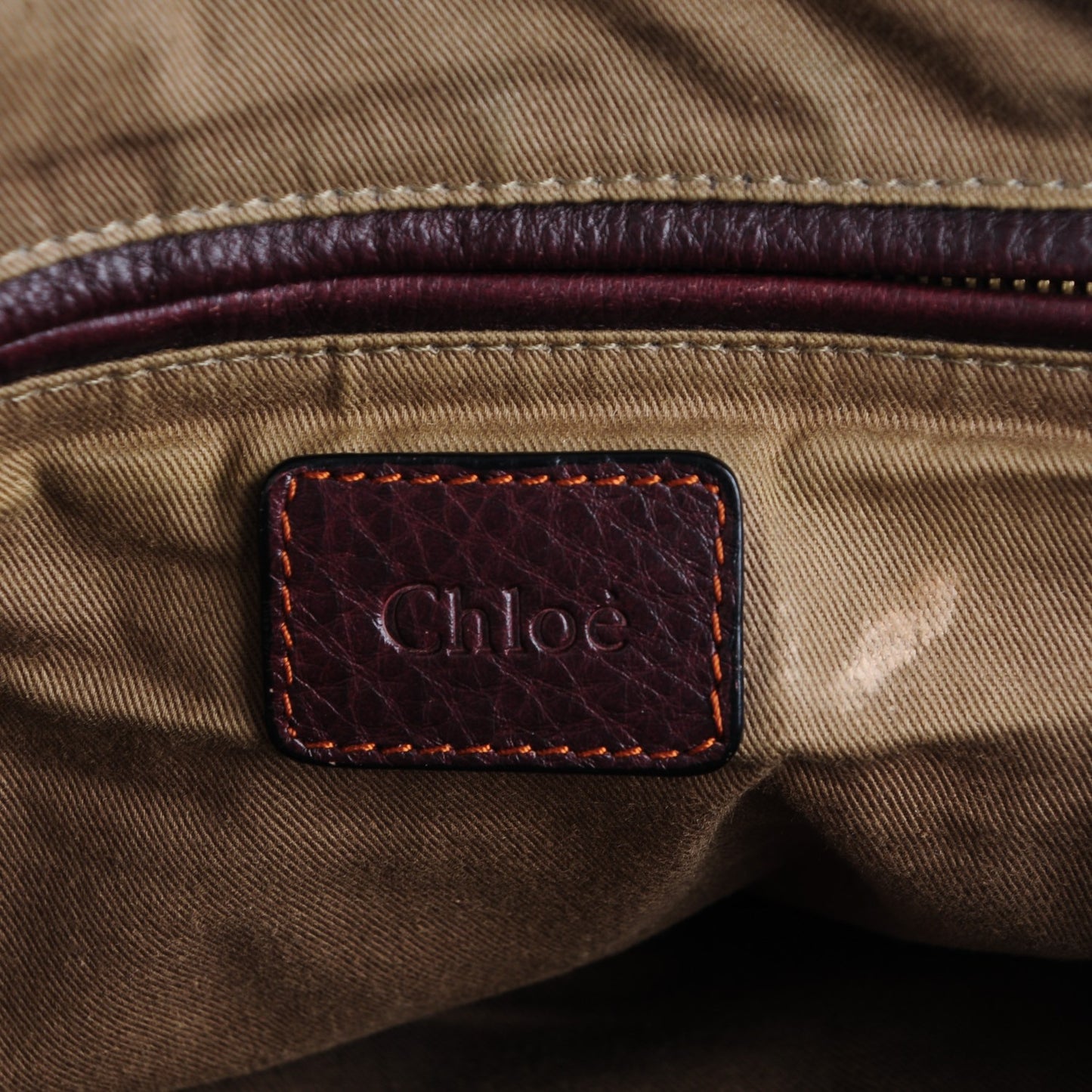 Calfskin Large Marcie Satchel Moka