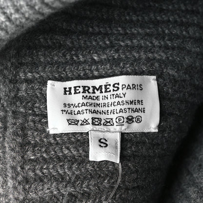 Hermes Cashmere Knit Heaven Beanie S Charbon Flanelle 4 of 4