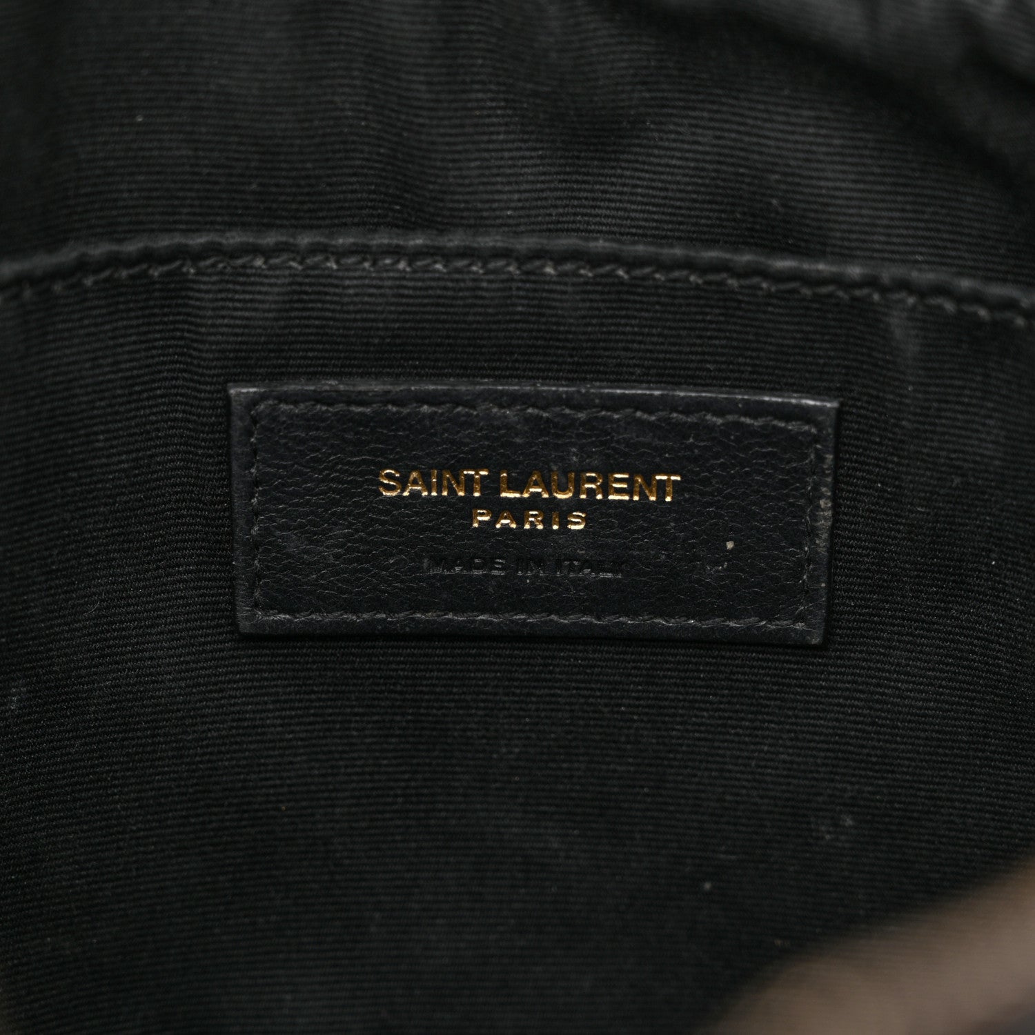 Saint Laurent Calfskin Matelasse Monogram Lou Camera Bag Black 7 of 19